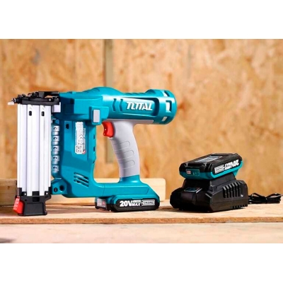 CLAVADORA BATERIA TOTAL 20V P20S (CON 2 BATERIAS 2Ah. CARGADOR. MALETIN) - motoscamaralweb.com