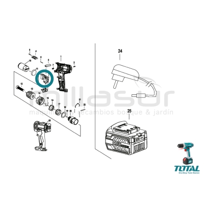 INTERRUPTOR TALADRO TDLI228180 - motoscamaralweb.com