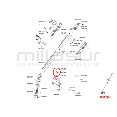 ANCLAJE COMPLETO PROTECTOR NYLON TE1000 (1672+73+98+99) - motoscamaralweb.com