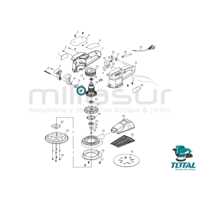 ESCOBILLAS LIJADORA TF2041501 - motoscamaralweb.com