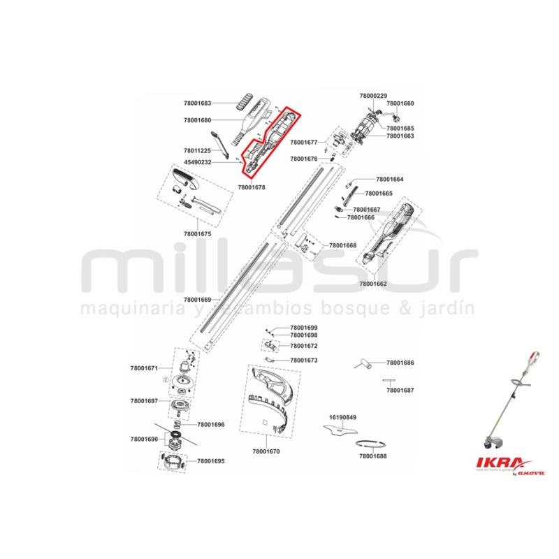 TAPA SUPERIOR MOTOR TE1000 (1678) - motoscamaralweb.com