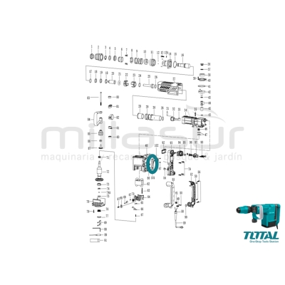 REGULADOR VELOCIDAD MARTILLO DEMOLICION TH215002 ( 101) - motoscamaralweb.com
