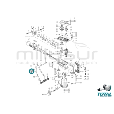 ROSCA APRIETA PARA ASA MARTILLO TH215456 ( 88) - motoscamaralweb.com