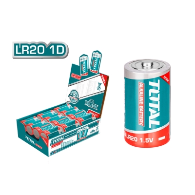 CAJA EXPOSITOR 24 PILAS ALCALINAS 1.5V LR20 D18000mAh TOTAL (12 blister de 2 uds) - motoscamaralweb.com