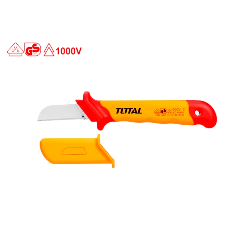 CUCHILLO AISLANTE ELECTRICISTA 1000V - TOTAL - motoscamaralweb.com