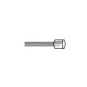 Cable de gas flexible (49 hilos) L 2100 mm TECNIUM - Caja de 100 uds-