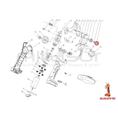 TORNILLO FIJACION TUERCA CUCHILLAS TPB3003 (1) - motoscamaralweb.com