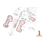 CARCASAS COMPLETA TIJERA TPB3003 (17+18+39) - motoscamaralweb.com