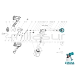 ROSCA EXTERIOR DIFUSOR PISTOLA PINTURA TT3506 - motoscamaralweb.com