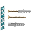 BLISTER TORNILLO 4.0x40mm + TACO 6x30mm (15 UDS) - motoscamaralweb.com