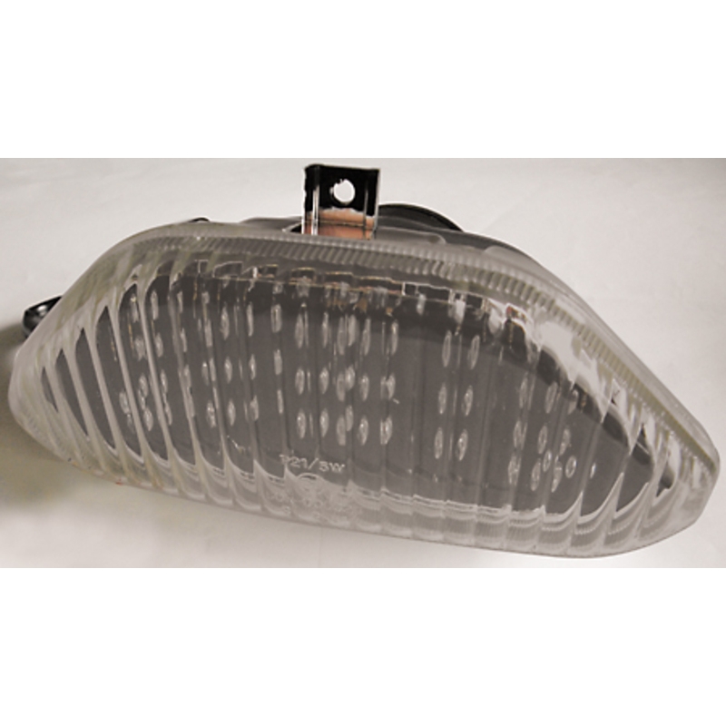 Piloto trasero LED HIGHSIDER smart estilo Suzuki - cristal ahumado - homologado E - 1 pieza - motoscamaralweb.com