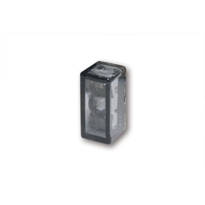 Intermitente LED HIGHSIDER smart Cube-V - cristal ahumado - homologado E - Pareja - motoscamaralweb.com