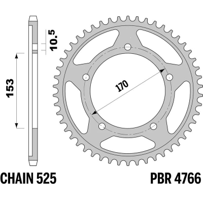 Corona PBR estándar 4766 - 525 - motoscamaralweb.com