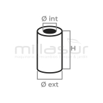 FILTRO COMBUST. KUBOTA L2250. L234. L275. L2850. L3350. L355. L3750. L4150. L5450 - JOHNDEERE -ISEKI - motoscamaralweb.com