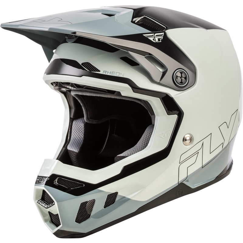 Casco FLY RACING Formula CC Glide - gris/negro - motoscamaralweb.com