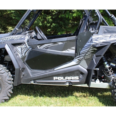 SARRAZIN Aluminium Doors lower panels - Black Polaris RZR1000 - motoscamaralweb.com