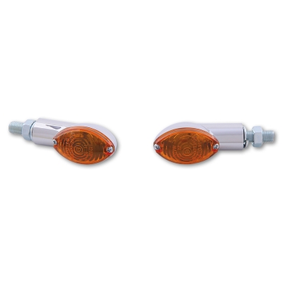 Intermitente LED HIGHSIDER smart CATEYE - cromado - motoscamaralweb.com