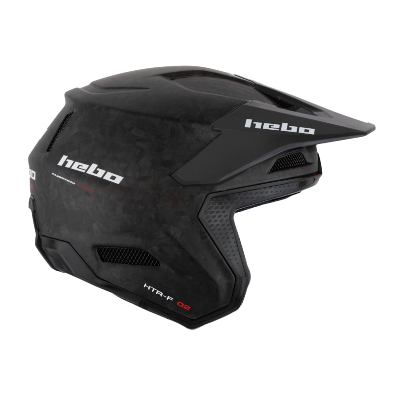 Casco Trial HTR C02 Carbon Forged Mate | HTR | Motos Camaral