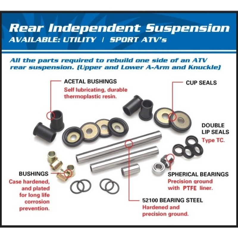 Kit de reparacion de triangulo ATV ALL BALLS - motoscamaralweb.com Kit de reparacion de triangulo ATV ALL BALLS - motoscamaralweb.com