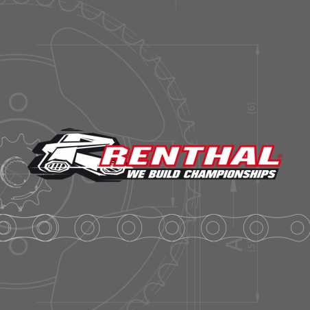 RENTHAL Chain Kit 420R1 13/51 Standard - Ultra-Light Self-Cleaning Rear Sprocket - motoscamaralweb.com