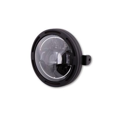 Faro delantero LED HIGHSIDER pro Frame-R2 Type 10 - 5 3/4 inch - negro - motoscamaralweb.com