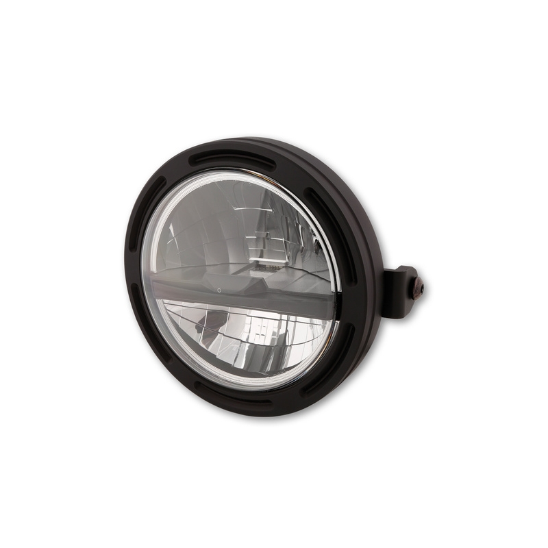 Faro delantero LED HIGHSIDER pro Frame-R2 Type 5 - 5 3/4 inch - negro - motoscamaralweb.com