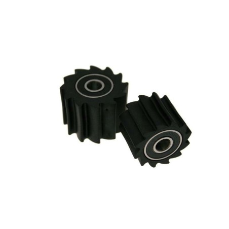 Rodillo de palas cadena 32 mm. negro - motoscamaralweb.com