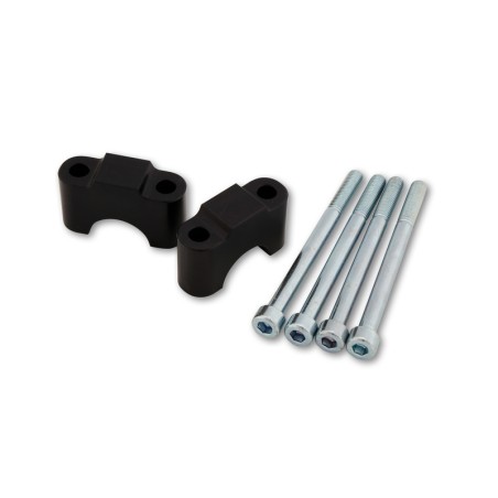 Alzas de manillar 28 +30mm. plata LSL 127RD30SI - motoscamaralweb.com