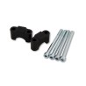 Alzas de manillar 28 +30mm. plata LSL 127RD30SI - motoscamaralweb.com