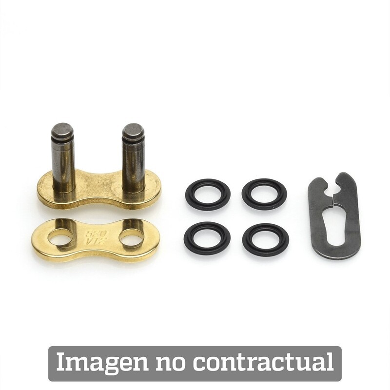 Enganche de cadena RK cierre rápido GB520MXZ4 oro - motoscamaralweb.com Enganche de cadena RK cierre rápido GB520MXZ4 oro - motoscamaralweb.com