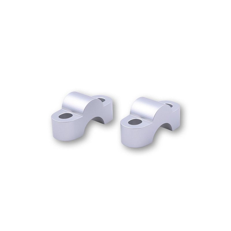 Alzas de manillar LSL Ø22.2mm +15mm - Plata - motoscamaralweb.com Alzas de manillar LSL Ø22.2mm +15mm - Plata - motoscamaralweb.com