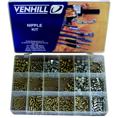 Caja de accesorios para cables Venhill - Tomas de 700 piezas- motoscam