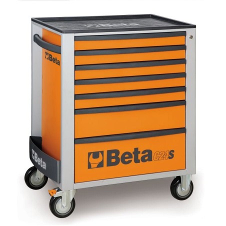 Carro herramientas 7 CAJONES ORANGE BETA (C24S 7/O) - motoscamaralweb.com
