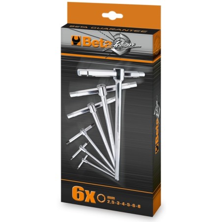 Juego BETA de 6 llaves macho hexagonales con mango - motoscamaralweb.com