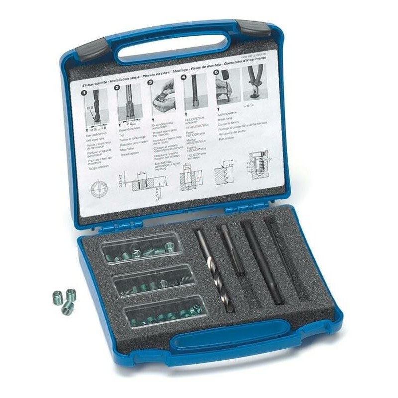 Kit de reparación de roscas HELICOIL Helicoil Plus M10 x 1 - motoscamaralweb.com Kit de reparación de roscas HELICOIL Helicoil Plus M10 x 1 - motoscamaralweb.com