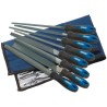 Juego de 6 limas planas y escofinas DRAPER 8uds x 200mm - motoscamaralweb.com