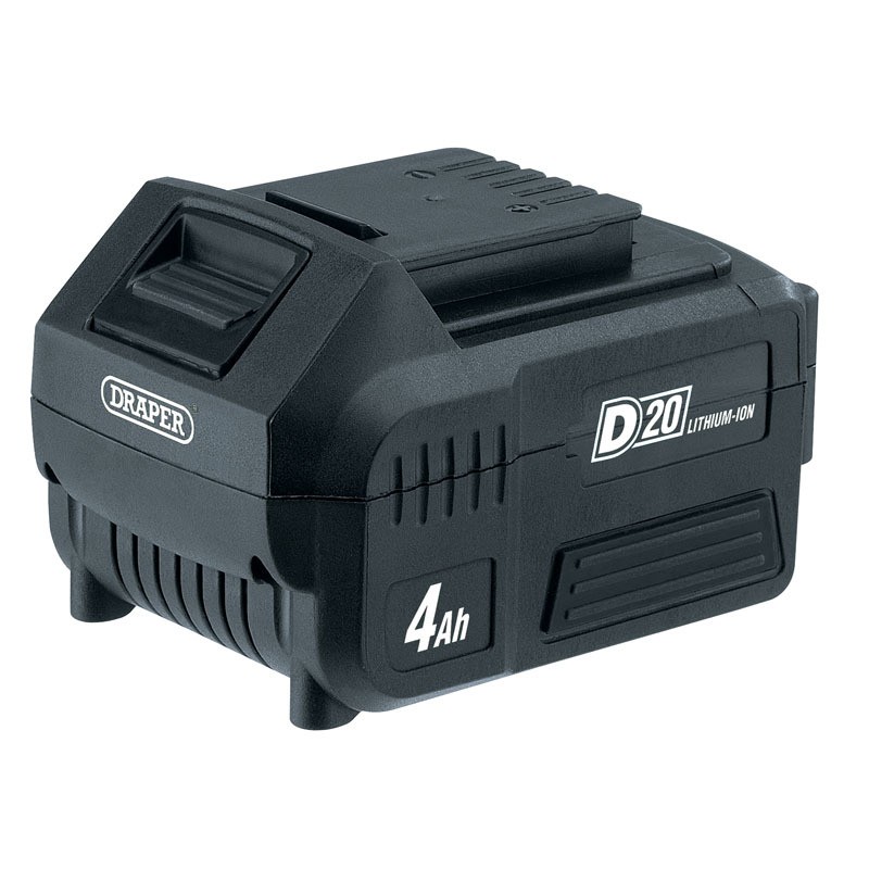 Batería de iones de litio DRAPER D20 20V 4.0Ah - motoscamaralweb.com Batería de iones de litio DRAPER D20 20V 4.0Ah - motoscamaralweb.com