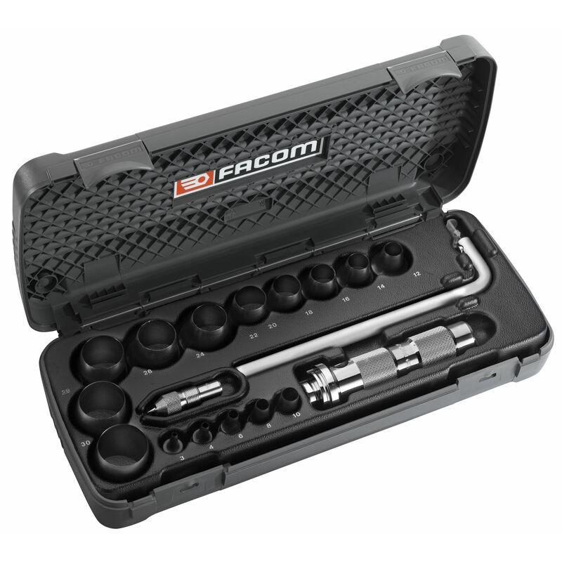 Caja sacabocados FACOM ø3-30mm - motoscamaralweb.com Caja sacabocados FACOM ø3-30mm - motoscamaralweb.com