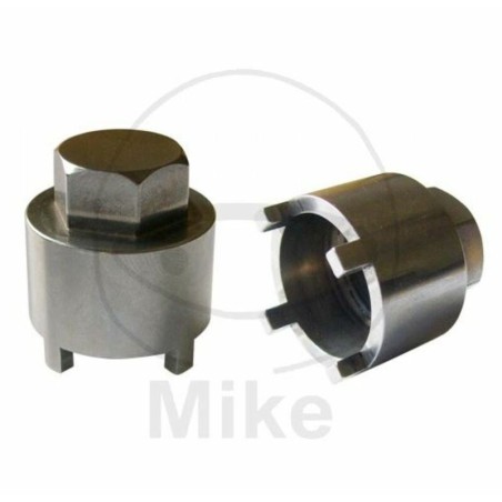 Vaso almenado cilíndrico JMP nuez de embrague 4 Ranuras - motoscamaralweb.com