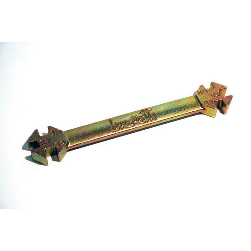 Llave de radios con 6 ranuras 5.65/5.75/6/6.35/6.65/6.85 BUZZETTI - motoscamaralweb.com Llave de radios con 6 ranuras 5.65/5.75/6/6.35/6.65/6.85 BUZZETTI - motoscamaralweb.com