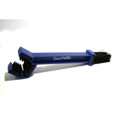 Cepillo para limpiar cadenas con cepillos ajustables BUZZETTI - motoscamaralweb.com