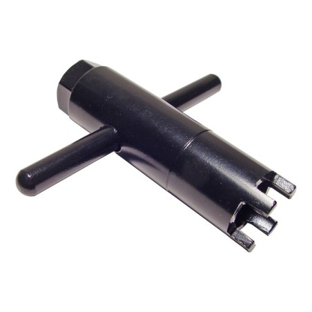 Vaso almenado cilíndrico para eje oscillante/chasis JMP Øint20mm /Øext27.4mm 4 muescas BMW - motoscamaralweb.com