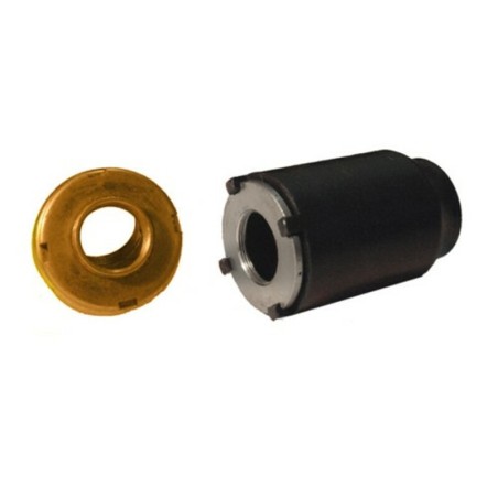 Vaso almenado cilíndrico para columna de dirección JMP Øint36mm /Øext50mm 4 muescas - motoscamaralweb.com