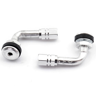 Kit 2 válvulas moto anodizadas V PARTS Plata - motoscamaralweb.com