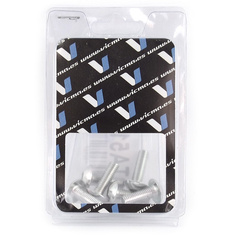 Kit 6 tornillos allen cabeza alomada M5x15mm Plata V PARTS - motoscamaralweb.com Kit 6 tornillos allen cabeza alomada M5x15mm Plata V PARTS - motoscamaralweb.com