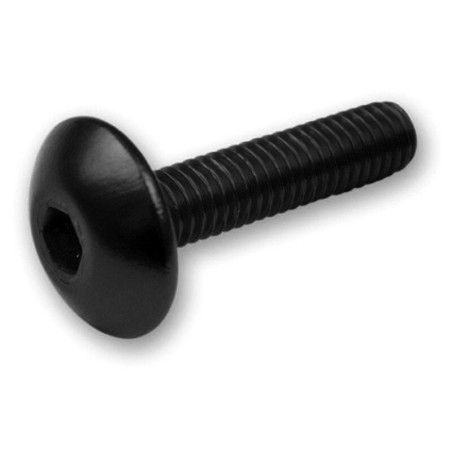 Kit 6 tornillos allen cabeza alomada M6x30 negro V PARTS - motoscamaralweb.com