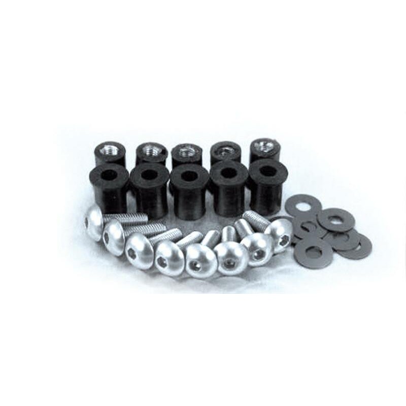Juego de tornillos para cúpula BIHR Ø5mm plata - 8 unidades - motoscamaralweb.com Juego de tornillos para cúpula BIHR Ø5mm plata - 8 unidades - motoscamaralweb.com