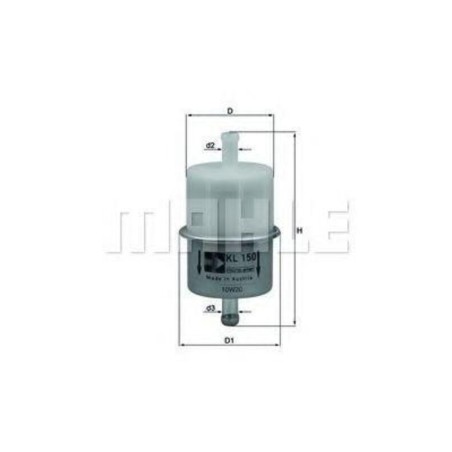 Filtro de gasolina Mähle Moto Guzzi Ø8mm KL150 - motoscamaralweb.com