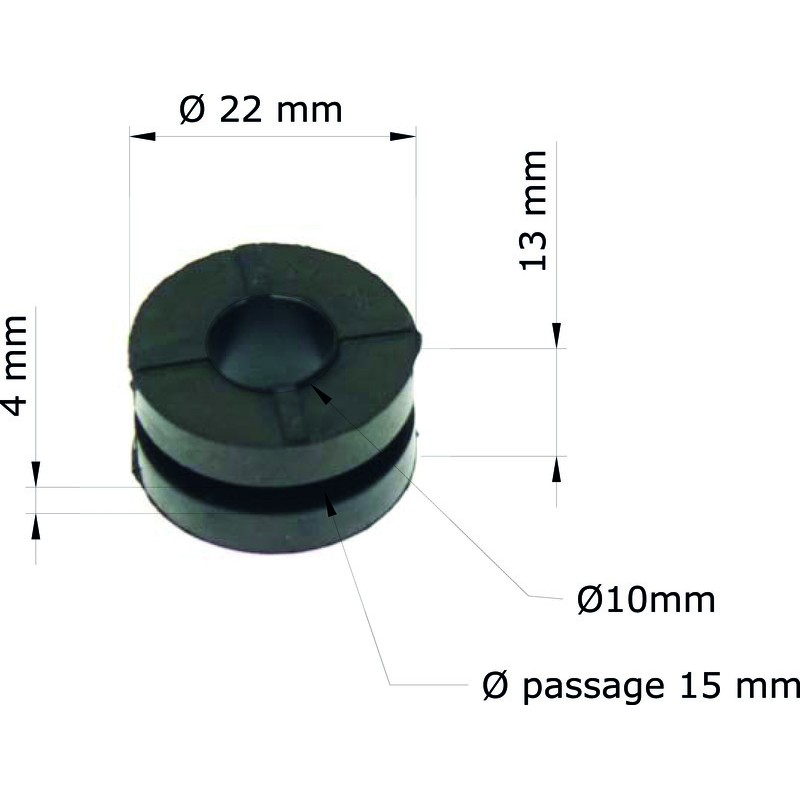 Silentblock Honda CR80R 92-02/Radiador 19051-KA3-830 GRM-102/10 (Juego de 10) - motoscamaralweb.com Silentblock Honda CR80R 92-02/Radiador 19051-KA3-830 GRM-102/10 (Juego de 10) - motoscamaralweb.com