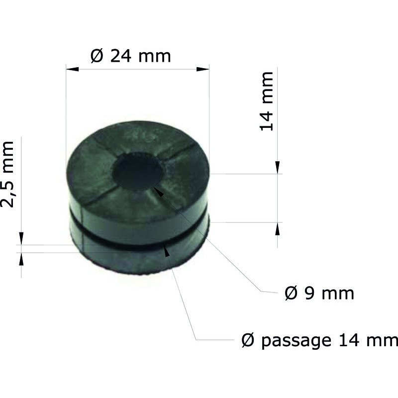 Silentblock Honda CRF450R.X 05-08/Radiador 19051-KRN-000 GRM-109/10 (Juego de 10) - motoscamaralweb.com Silentblock Honda CRF450R.X 05-08/Radiador 19051-KRN-000 GRM-109/10 (Juego de 10) - motoscamaralweb.com